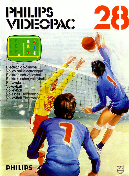 Volleyball box art for Magnavox Odyssey